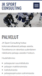 Mobile Screenshot of jksportconsulting.fi