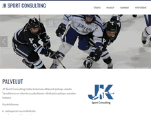 Tablet Screenshot of jksportconsulting.fi